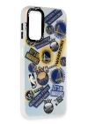 BFS  Samsung Galaxy A14 4G Kılıf Estoril Desenli Kapak - Estoril - 13
