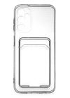 BFS  Samsung Galaxy A14 4G Kılıf Kart Şeffaf Silikon - Şeffaf