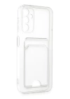 BFS  Samsung Galaxy A14 4G Kılıf Kart Şeffaf Silikon - Şeffaf
