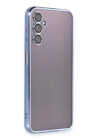 BFS Samsung Galaxy A14 4G Kılıf Lensli Silikon - Açık Mavi