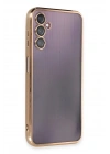 BFS Samsung Galaxy A14 4G Kılıf Lensli Silikon - Gold