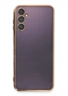 BFS  Samsung Galaxy A14 4G Kılıf  Lensli Silikon - Gold