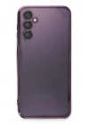 BFS Samsung Galaxy A14 4G Kılıf Lensli Silikon - Mor