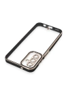 BFS  Samsung Galaxy A14 4G Kılıf Liva Lens Silikon - Siyah