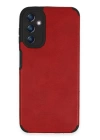 BFS  Samsung Galaxy A14 4G Kılıf Loop Deri Silikon - Kırmızı