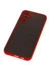 BFS  Samsung Galaxy A14 4G Kılıf Montreal Silikon Kapak - Kırmızı