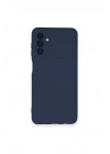 BFS  Samsung Galaxy A14 4G Kılıf Nano içi Kadife Silikon - Lacivert