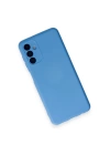 BFS Samsung Galaxy A14 4G Kılıf Nano içi Kadife Silikon - Mavi