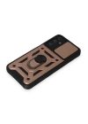 BFS  Samsung Galaxy A14 4G Kılıf Pars Lens Yüzüklü Silikon - Rose Gold