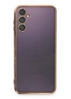 BFS  Samsung Galaxy A14 4G Kılıf Razer Lensli Silikon - Gold