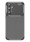 BFS  Samsung Galaxy A15 4G Kılıf Auto Focus Karbon Kapak - Siyah