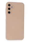 BFS  Samsung Galaxy A15 4G Kılıf Nano içi Kadife Silikon - Pudra