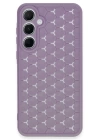 BFS  Samsung Galaxy A15 4G Kılıf Petek Silikon Kapak - Lila