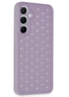 BFS  Samsung Galaxy A15 4G Kılıf Petek Silikon Kapak - Lila