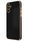 BFS  Samsung Galaxy A15 4G Kılıf Volet Silikon - Siyah