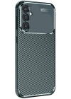BFS  Samsung Galaxy A16 5G Kılıf Auto Focus Karbon Kapak - Koyu Yeşil