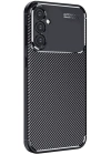 BFS  Samsung Galaxy A16 5G Kılıf Auto Focus Karbon Kapak - Siyah