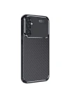 BFS  Samsung Galaxy A16 5G Kılıf Auto Focus Karbon Kapak - Siyah