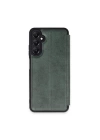 BFS  Samsung Galaxy A16 5G Kılıf Flip Cover - Koyu Yeşil