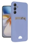 BFS  Samsung Galaxy A16 5G Kılıf Kelvin Kartvizitli Silikon - Lila