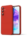 BFS  Samsung Galaxy A16 5G Kılıf Nano içi Kadife Silikon - Kırmızı
