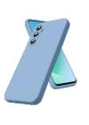 BFS Samsung Galaxy A17 5G Nano içi Kadife Silikon - Mavi
