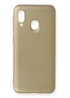 BFS  Samsung Galaxy A20E Kılıf First Silikon - Gold