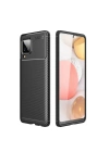 BFS  Samsung Galaxy A22 Kılıf Auto Focus Karbon Kapak - Siyah