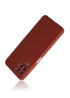 BFS  Samsung Galaxy A22 Kılıf Glass Kapak - Bordo