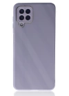 BFS  Samsung Galaxy A22 Kılıf Glass Kapak - Lila