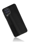 BFS  Samsung Galaxy A22 Kılıf Glass Kapak - Siyah