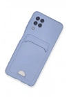 BFS Samsung Galaxy A22 Kılıf Kelvin Kartvizitli Silikon - Lila