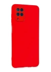 BFS  Samsung Galaxy A22 Kılıf Lansman Glass Kapak - Kırmızı