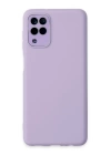 BFS  Samsung Galaxy A22 Kılıf Lansman Glass Kapak - Lila