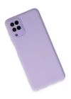 BFS  Samsung Galaxy A22 Kılıf Lansman Glass Kapak - Lila