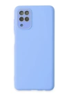 BFS  Samsung Galaxy A22 Kılıf Lansman Glass Kapak - Mavi