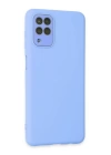 BFS  Samsung Galaxy A22 Kılıf Lansman Glass Kapak - Mavi