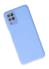 BFS  Samsung Galaxy A22 Kılıf Lansman Glass Kapak - Mavi