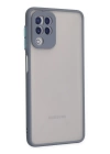 BFS  Samsung Galaxy A22 Kılıf Montreal Silikon Kapak - Gri