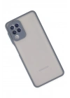 BFS  Samsung Galaxy A22 Kılıf Montreal Silikon Kapak - Gri