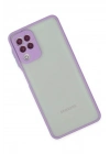 BFS  Samsung Galaxy A22 Kılıf Montreal Silikon Kapak - Mor