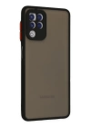 BFS  Samsung Galaxy A22 Kılıf Montreal Silikon Kapak - Siyah