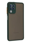 BFS  Samsung Galaxy A22 Kılıf Montreal Silikon Kapak - Yeşil