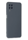 BFS  Samsung Galaxy A22 Kılıf Nano içi Kadife Silikon - Gri