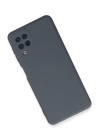 BFS  Samsung Galaxy A22 Kılıf Nano içi Kadife Silikon - Gri