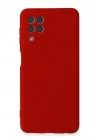 BFS  Samsung Galaxy A22 Kılıf Nano içi Kadife Silikon - Kırmızı