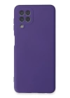 BFS  Samsung Galaxy A22 Kılıf Nano içi Kadife Silikon - Mor