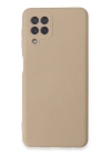 BFS  Samsung Galaxy A22 Kılıf Nano içi Kadife Silikon - Pudra