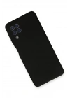 BFS Samsung Galaxy A22 Kılıf Nano içi Kadife Silikon - Siyah