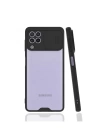 BFS  Samsung Galaxy A22 Kılıf Platin Kamera Koruma Silikon - Siyah